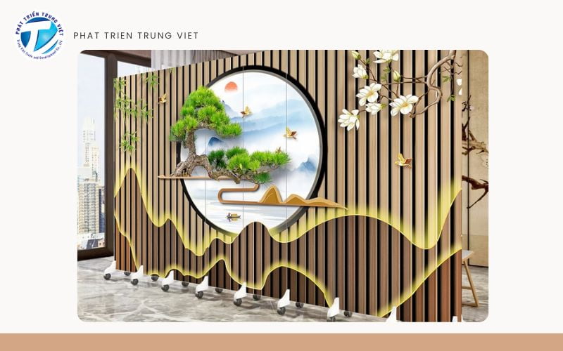 Tranh tráng gương đẹp cho văn phòng, showroom - Mẫu 3